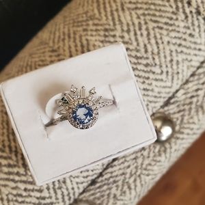 Sterling Blue Opal ring